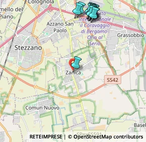 Mappa Piazza Repubblica, 24050 Zanica BG, Italia (2.61333)