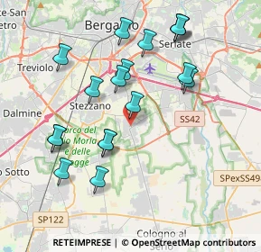 Mappa Piazza Repubblica, 24050 Zanica BG, Italia (3.94111)