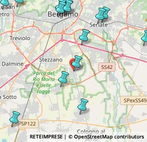 Mappa Piazza Repubblica, 24050 Zanica BG, Italia (6.17118)