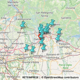 Mappa Via Seghezzi Don, 24044 Dalmine BG, Italia (9.82667)