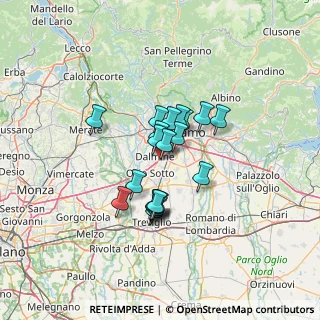 Mappa Via Seghezzi Don, 24044 Dalmine BG, Italia (9.2965)