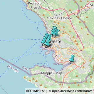 Mappa Viale Romolo Gessi, 34123 Trieste TS, Italia (1.58)