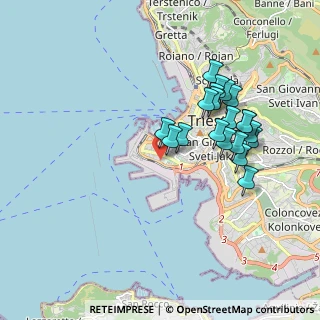 Mappa Viale Romolo Gessi, 34123 Trieste TS, Italia (1.7355)