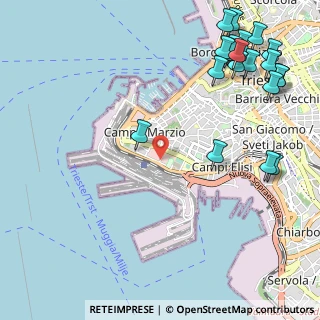 Mappa Viale Romolo Gessi, 34123 Trieste TS, Italia (1.504)