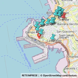 Mappa Viale Romolo Gessi, 34123 Trieste TS, Italia (1.115)