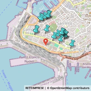 Mappa Viale Romolo Gessi, 34123 Trieste TS, Italia (0.446)
