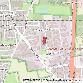 Mappa Via Georges Bizet, 8, 20831 Seregno, Monza e Brianza (Lombardia)