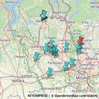 Mappa Via Vittorio Veneto, 21055 Gorla Minore VA, Italia (14.388)