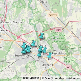 Mappa Via Vittorio Veneto, 21055 Gorla Minore VA, Italia (3.66154)