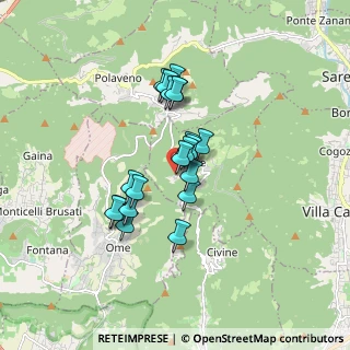 Mappa Via San Zenone, 25060 Brione BS, Italia (1.2825)