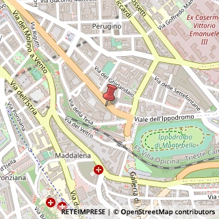 Mappa Viale Gabriele D'Annunzio, 75, 34138 Trieste, Trieste (Friuli-Venezia Giulia)