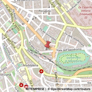 Mappa Via della Tesa, 50, 34138 Trieste, Trieste (Friuli-Venezia Giulia)