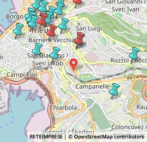 Mappa Viale D’Annunzio, 34138 Trieste TS, Italia (1.338)