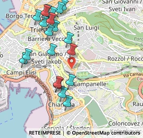 Mappa Viale D’Annunzio, 34138 Trieste TS, Italia (1.094)