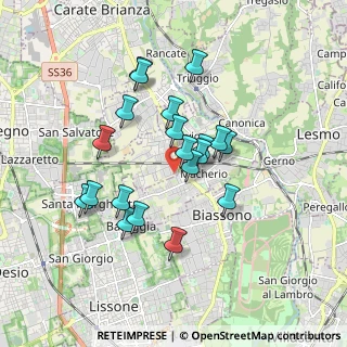 Mappa Via P. P. Pasolini, 20845 Sovico MB, Italia (1.52)