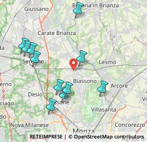 Mappa Via P. P. Pasolini, 20845 Sovico MB, Italia (4.14182)