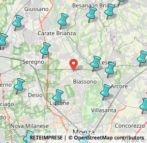 Mappa Via P. P. Pasolini, 20845 Sovico MB, Italia (6.649)
