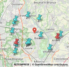 Mappa Via P. P. Pasolini, 20845 Sovico MB, Italia (4.448)