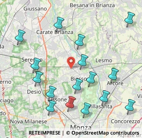 Mappa Via P. P. Pasolini, 20845 Sovico MB, Italia (4.585)