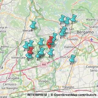 Mappa 24040 Bottanuco BG, Italia (6.314)