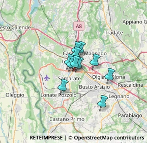 Mappa Via Adda, 21017 Samarate VA, Italia (3.46364)