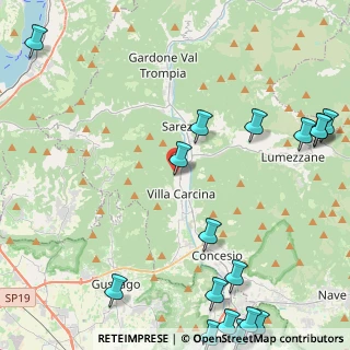 Mappa Via Fontane, 25069 Villa Carcina BS, Italia (6.55647)