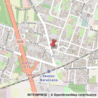Mappa Via Trento e Trieste, 7, 20822 Seveso, Monza e Brianza (Lombardia)