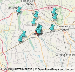 Mappa Via Cà Nave, 35013 Cittadella PD, Italia (5.16769)