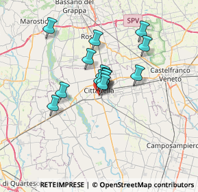 Mappa Via Cà Nave, 35013 Cittadella PD, Italia (4.614)