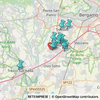 Mappa Via Teresio Olivelli, 24044 Dalmine BG, Italia (2.43818)