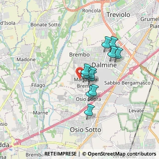 Mappa Via Teresio Olivelli, 24044 Dalmine BG, Italia (1.31182)