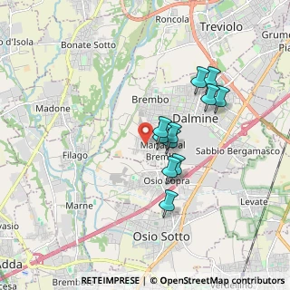 Mappa Via Luigi Einaudi, 24044 Dalmine BG, Italia (1.42455)