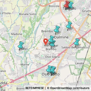 Mappa Via Luigi Einaudi, 24044 Dalmine BG, Italia (2.52083)