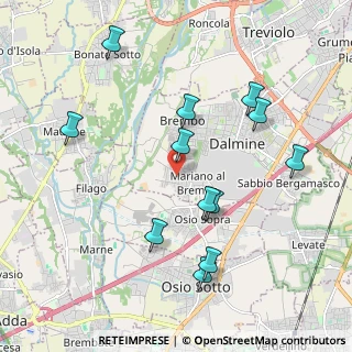 Mappa Via Luigi Einaudi, 24044 Dalmine BG, Italia (2.0675)