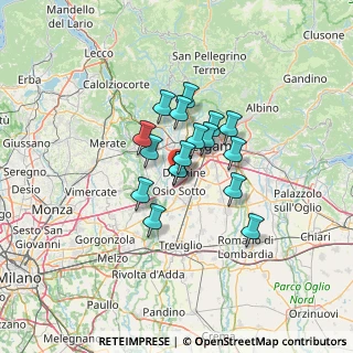 Mappa Via Luigi Einaudi, 24044 Dalmine BG, Italia (8.54294)