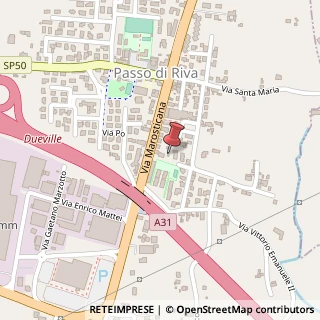 Mappa Via San Marco, 6, 36031 Dueville, Vicenza (Veneto)