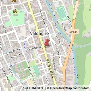 Mappa Via Martiri Libertà, 110, 36078, 36078 Valdagno, Vicenza (Veneto)