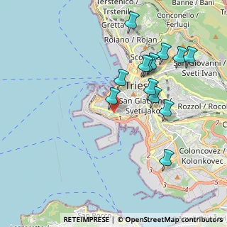 Mappa Via Gian Rinaldo Carli, 34123 Trieste TS, Italia (1.97231)