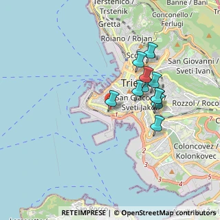 Mappa Via Gian Rinaldo Carli, 34123 Trieste TS, Italia (1.52727)