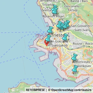 Mappa Via Gian Rinaldo Carli, 34123 Trieste TS, Italia (2.10636)