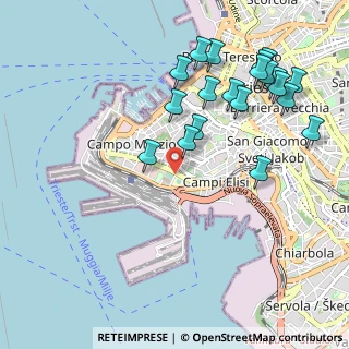 Mappa Via Gian Rinaldo Carli, 34123 Trieste TS, Italia (1.136)