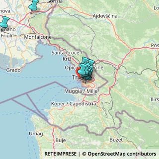 Mappa Via Gian Rinaldo Carli, 34123 Trieste TS, Italia (10.735)
