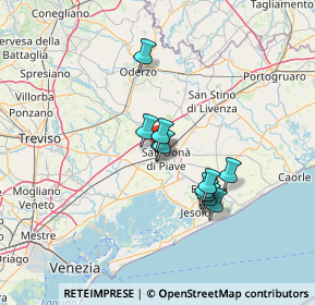 Mappa Via Unità D'Italia, 30027 San Donà di Piave VE, Italia (10.17909)