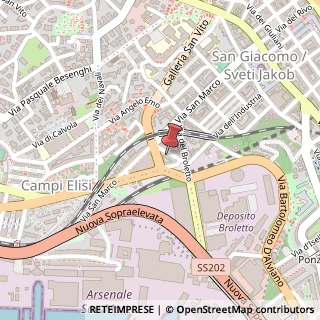 Mappa Via Giandomenico Tacco, 5, 34144 Trieste, Trieste (Friuli-Venezia Giulia)