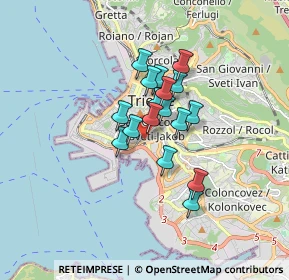 Mappa Via Giandomenico Tacco, 34144 Trieste TS, Italia (1.11529)