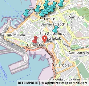 Mappa Via Giandomenico Tacco, 34144 Trieste TS, Italia (1.16)