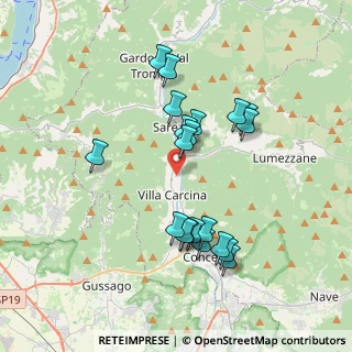 Mappa Via del Lavoro, 25069 Villa Carcina BS, Italia (3.46)