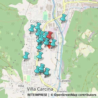 Mappa Via del Lavoro, 25069 Villa Carcina BS, Italia (0.381)