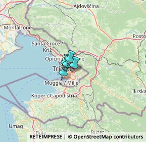 Mappa Str. per Longera, 34128 Trieste TS, Italia (34.70545)