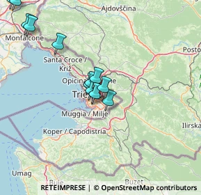 Mappa Str. per Longera, 34128 Trieste TS, Italia (13.95923)